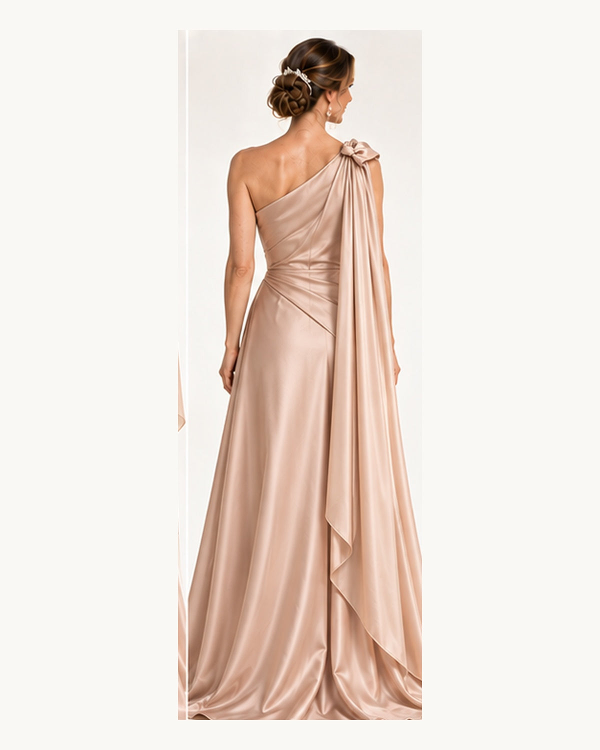 Solene gown back view