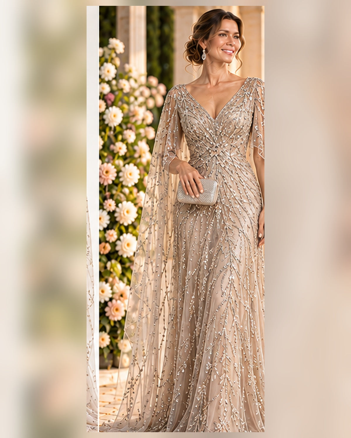 Verona gown black-tie scene